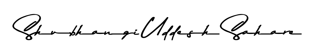 Elevate your brand with a stunning Shubhangi Uddesh Sahare eSignature. The Asem Kandis PERSONAL USE style provides a balanced, flowing aesthetic for everyday signing. Shubhangi Uddesh Sahare signature style 9 images and pictures png