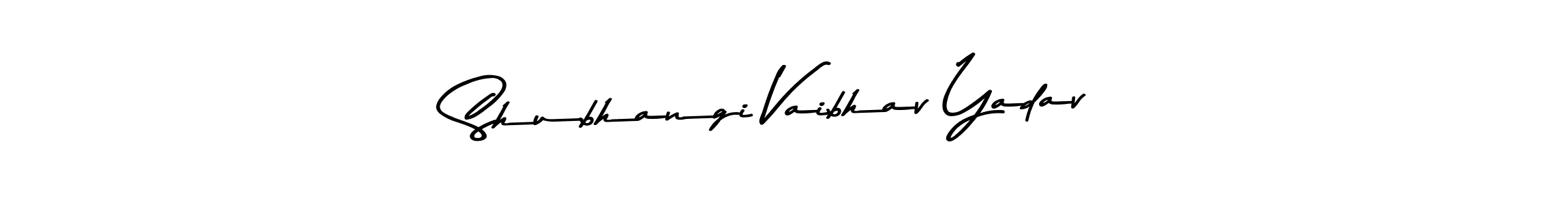 See photos of Shubhangi Vaibhav Yadav official signature by Spectra . Check more albums & portfolios. Read reviews & check more about Asem Kandis PERSONAL USE font. Shubhangi Vaibhav Yadav signature style 9 images and pictures png