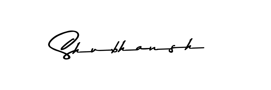 How to make Shubhansh signature? Asem Kandis PERSONAL USE is a professional autograph style. Create handwritten signature for Shubhansh name. Shubhansh signature style 9 images and pictures png