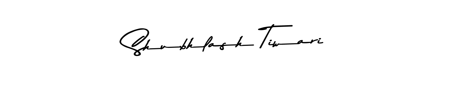 The best way (Asem Kandis PERSONAL USE) to make a short signature is to pick only two or three words in your name. The name Shubhlash Tiwari include a total of six letters. For converting this name. Shubhlash Tiwari signature style 9 images and pictures png
