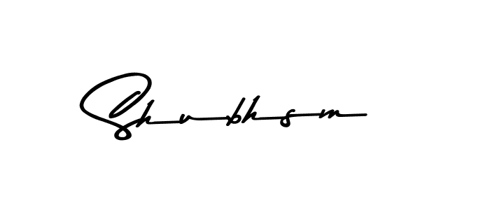 How to make Shubhsm signature? Asem Kandis PERSONAL USE is a professional autograph style. Create handwritten signature for Shubhsm name. Shubhsm signature style 9 images and pictures png