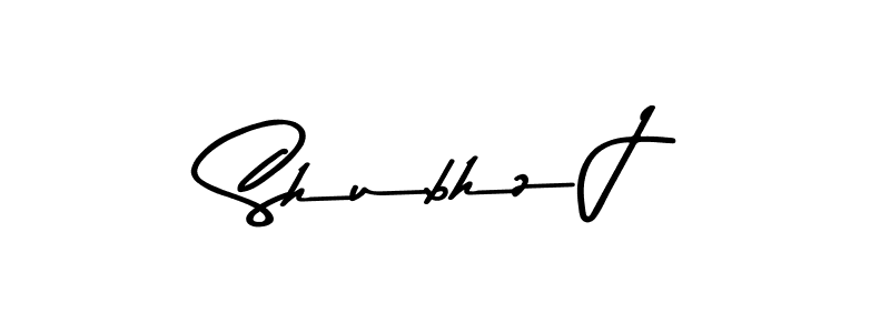 Make a beautiful signature design for name Shubhz J. With this signature (Asem Kandis PERSONAL USE) style, you can create a handwritten signature for free. Shubhz J signature style 9 images and pictures png