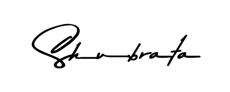 Create your official email sign-off with Shubrata name in Asem Kandis PERSONAL USE style. Crisp, clean, and perfectly legible across all screens. Shubrata signature style 9 images and pictures png