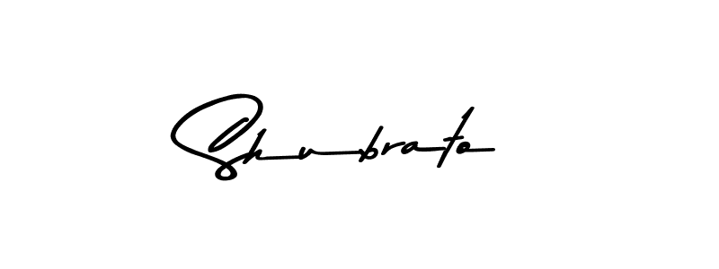 Use a signature maker to create a handwritten signature online. With this signature software, you can design (Asem Kandis PERSONAL USE) your own signature for name Shubrato. Shubrato signature style 9 images and pictures png