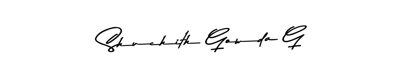 Check out images of Autograph of Shuchith Gowda G name. Actor Shuchith Gowda G Signature Style. Asem Kandis PERSONAL USE is a professional sign style online. Shuchith Gowda G signature style 9 images and pictures png