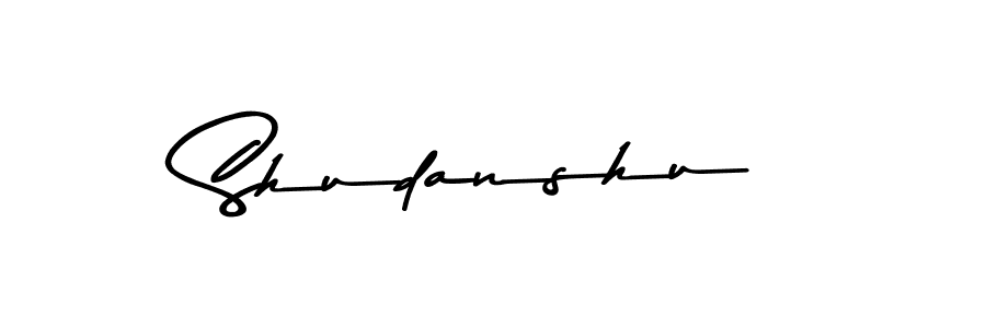 Use a signature maker to create a handwritten signature online. With this signature software, you can design (Asem Kandis PERSONAL USE) your own signature for name Shudanshu. Shudanshu signature style 9 images and pictures png