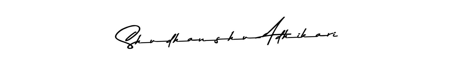 Also we have Shudhanshu Adhikari name is the best signature style. Create professional handwritten signature collection using Asem Kandis PERSONAL USE autograph style. Shudhanshu Adhikari signature style 9 images and pictures png