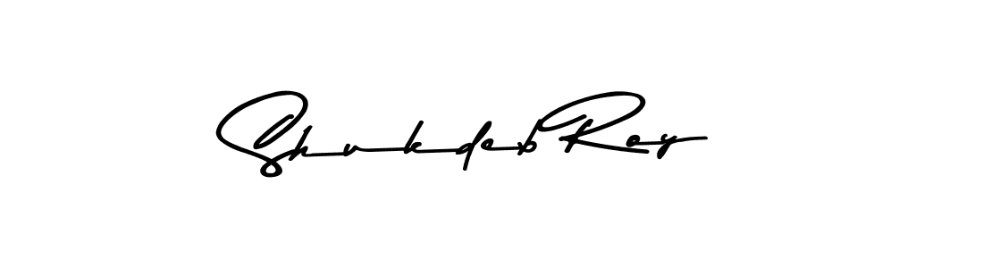 Create a beautiful signature design for name Shukdeb Roy. With this signature (Asem Kandis PERSONAL USE) fonts, you can make a handwritten signature for free. Shukdeb Roy signature style 9 images and pictures png