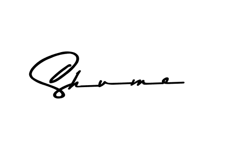 Similarly Asem Kandis PERSONAL USE is the best handwritten signature design. Signature creator online .You can use it as an online autograph creator for name Shume. Shume signature style 9 images and pictures png