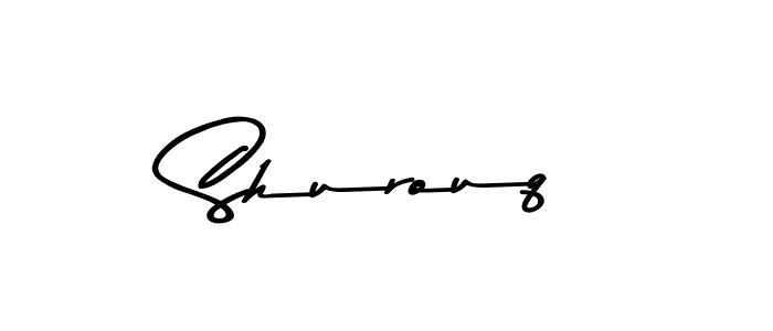 Make a beautiful signature design for name Shurouq. With this signature (Asem Kandis PERSONAL USE) style, you can create a handwritten signature for free. Shurouq signature style 9 images and pictures png