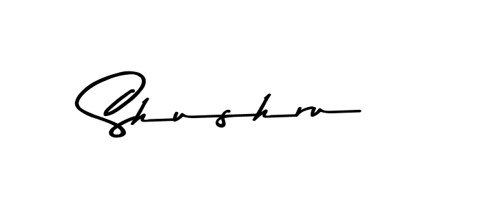 Use a signature maker to create a handwritten signature online. With this signature software, you can design (Asem Kandis PERSONAL USE) your own signature for name Shushru. Shushru signature style 9 images and pictures png