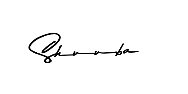 How to make Shuuba signature? Asem Kandis PERSONAL USE is a professional autograph style. Create handwritten signature for Shuuba name. Shuuba signature style 9 images and pictures png