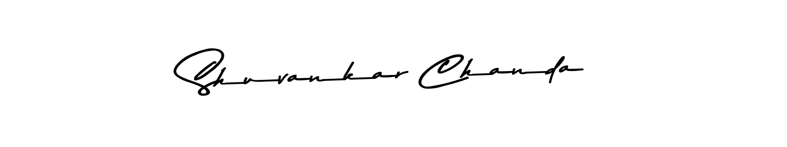 Make a beautiful signature design for name Shuvankar Chanda. With this signature (Asem Kandis PERSONAL USE) style, you can create a handwritten signature for free. Shuvankar Chanda signature style 9 images and pictures png