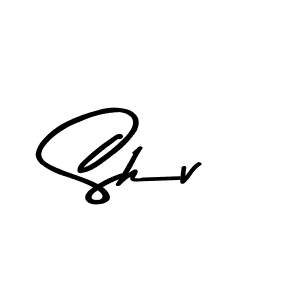 Create a beautiful signature design for name Shv. With this signature (Asem Kandis PERSONAL USE) fonts, you can make a handwritten signature for free. Shv signature style 9 images and pictures png