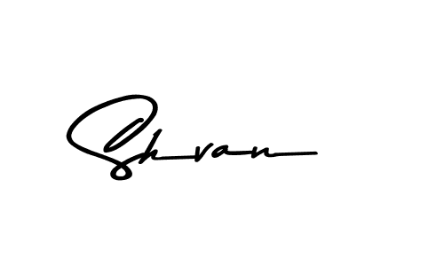 How to make Shvan name signature. Use Asem Kandis PERSONAL USE style for creating short signs online. This is the latest handwritten sign. Shvan signature style 9 images and pictures png