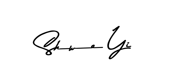 Design your own signature with our free online signature maker. With this signature software, you can create a handwritten (Asem Kandis PERSONAL USE) signature for name Shwe Yi. Shwe Yi signature style 9 images and pictures png