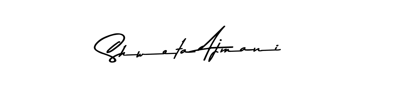 Also we have Shweta Ajmani name is the best signature style. Create professional handwritten signature collection using Asem Kandis PERSONAL USE autograph style. Shweta Ajmani signature style 9 images and pictures png