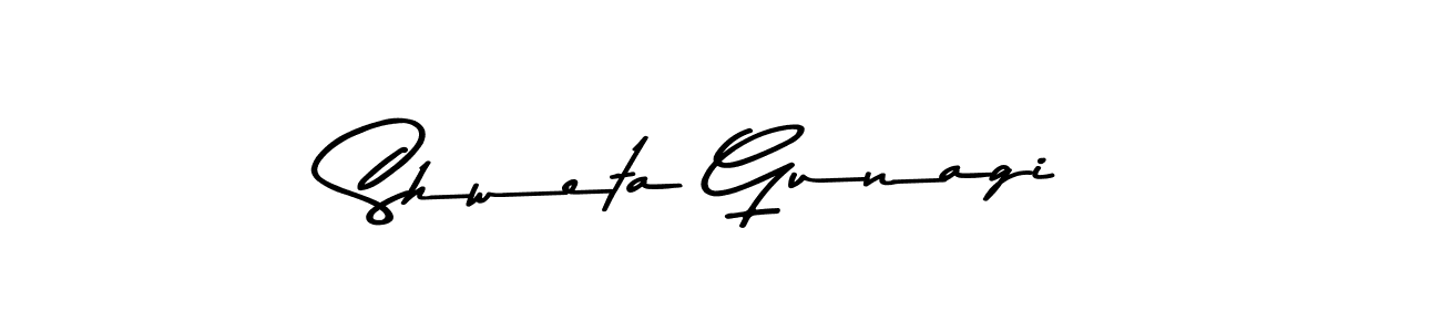 Make a beautiful signature design for name Shweta Gunagi. Use this online signature maker to create a handwritten signature for free. Shweta Gunagi signature style 9 images and pictures png