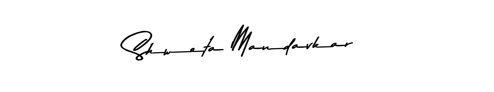 This is the best signature style for the Shweta Mandavkar name. Also you like these signature font (Asem Kandis PERSONAL USE). Mix name signature. Shweta Mandavkar signature style 9 images and pictures png