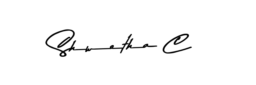 Also You can easily find your signature by using the search form. We will create Shwetha C name handwritten signature images for you free of cost using Asem Kandis PERSONAL USE sign style. Shwetha C signature style 9 images and pictures png