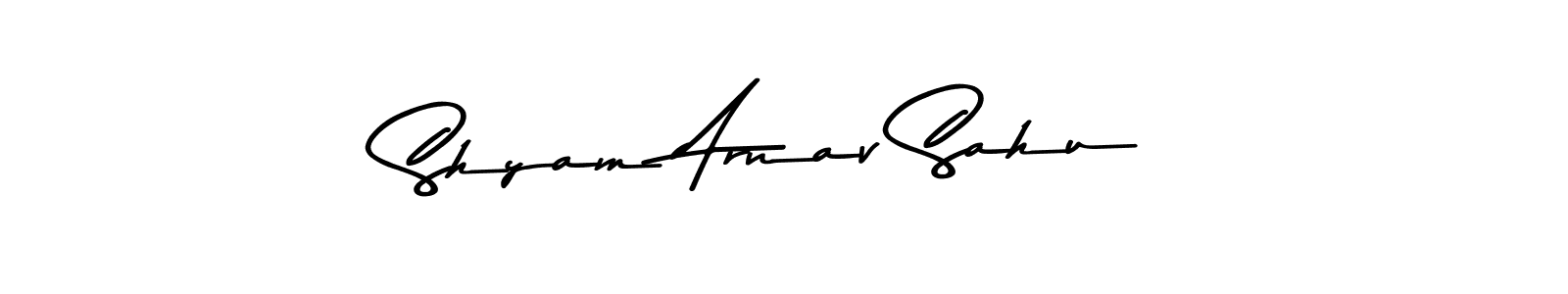 Similarly Asem Kandis PERSONAL USE is the best handwritten signature design. Signature creator online .You can use it as an online autograph creator for name Shyam Arnav Sahu. Shyam Arnav Sahu signature style 9 images and pictures png