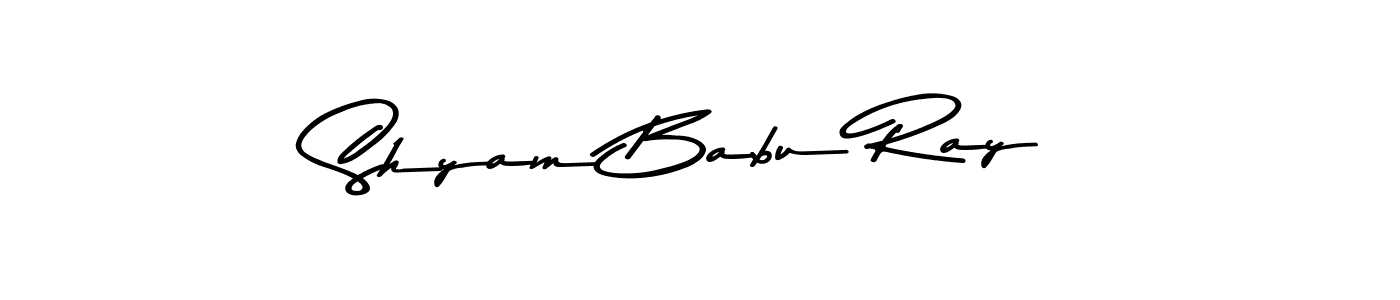 How to make Shyam Babu Ray name signature. Use Asem Kandis PERSONAL USE style for creating short signs online. This is the latest handwritten sign. Shyam Babu Ray signature style 9 images and pictures png