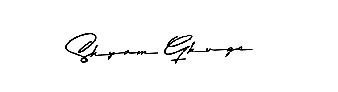 Asem Kandis PERSONAL USE is a professional signature style that is perfect for those who want to add a touch of class to their signature. It is also a great choice for those who want to make their signature more unique. Get Shyam Ghuge name to fancy signature for free. Shyam Ghuge signature style 9 images and pictures png