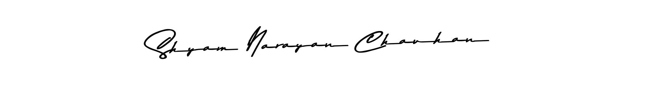 You should practise on your own different ways (Asem Kandis PERSONAL USE) to write your name (Shyam Narayan Chauhan) in signature. don't let someone else do it for you. Shyam Narayan Chauhan signature style 9 images and pictures png