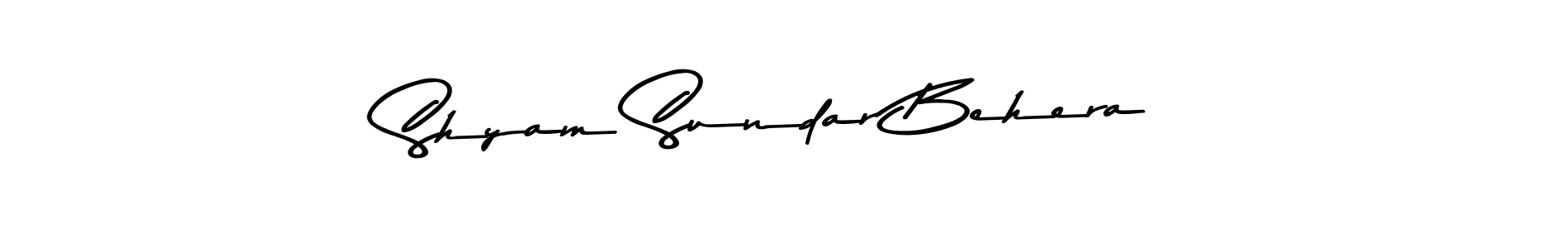 Also You can easily find your signature by using the search form. We will create Shyam Sundar Behera name handwritten signature images for you free of cost using Asem Kandis PERSONAL USE sign style. Shyam Sundar Behera signature style 9 images and pictures png