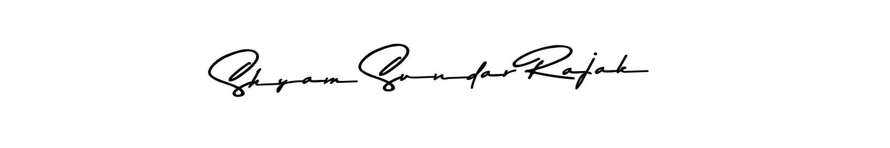 Make a beautiful signature design for name Shyam Sundar Rajak. With this signature (Asem Kandis PERSONAL USE) style, you can create a handwritten signature for free. Shyam Sundar Rajak signature style 9 images and pictures png