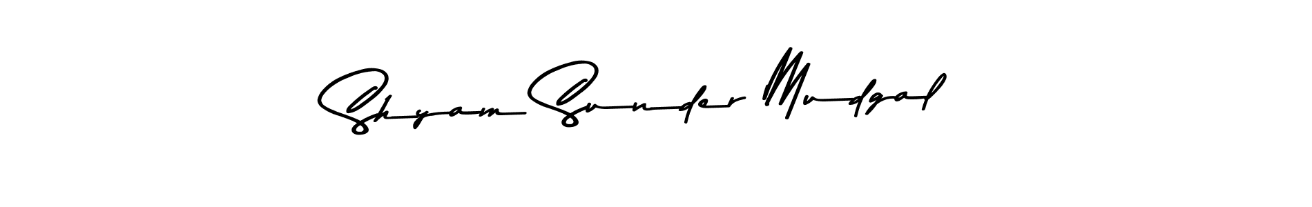 if you are searching for the best signature style for your name Shyam Sunder Mudgal. so please give up your signature search. here we have designed multiple signature styles  using Asem Kandis PERSONAL USE. Shyam Sunder Mudgal signature style 9 images and pictures png