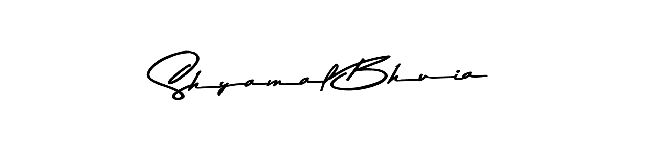 How to make Shyamal Bhuia signature? Asem Kandis PERSONAL USE is a professional autograph style. Create handwritten signature for Shyamal Bhuia name. Shyamal Bhuia signature style 9 images and pictures png