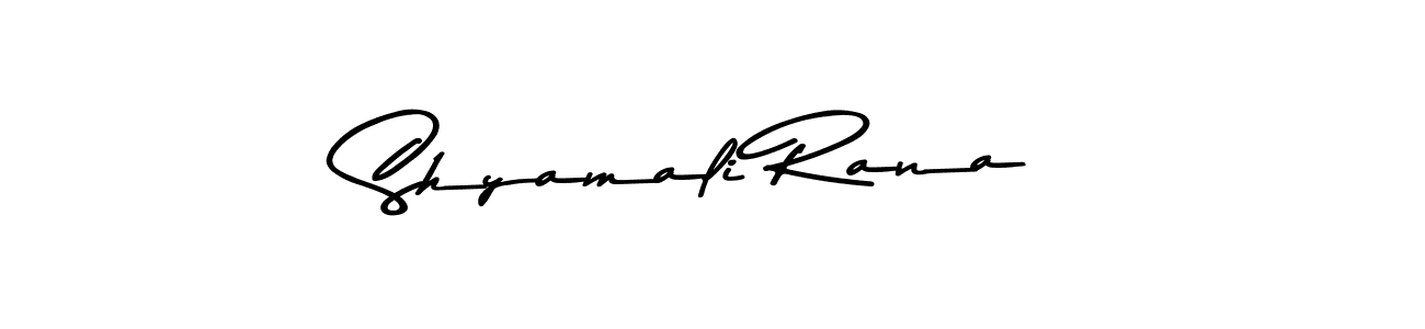 Make a beautiful signature design for name Shyamali Rana. Use this online signature maker to create a handwritten signature for free. Shyamali Rana signature style 9 images and pictures png