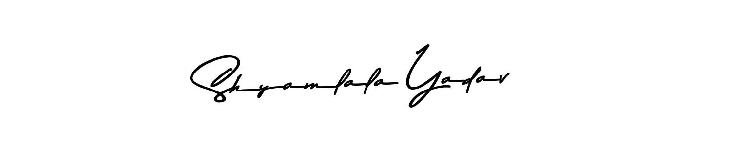 Similarly Asem Kandis PERSONAL USE is the best handwritten signature design. Signature creator online .You can use it as an online autograph creator for name Shyamlala Yadav. Shyamlala Yadav signature style 9 images and pictures png