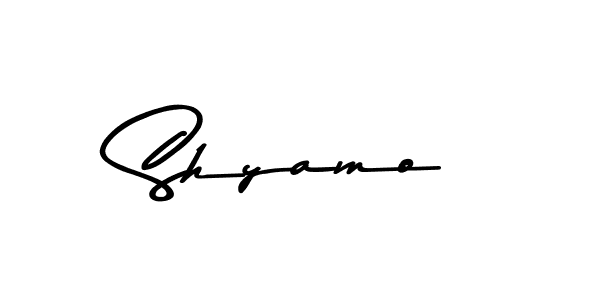 Similarly Asem Kandis PERSONAL USE is the best handwritten signature design. Signature creator online .You can use it as an online autograph creator for name Shyamo. Shyamo signature style 9 images and pictures png