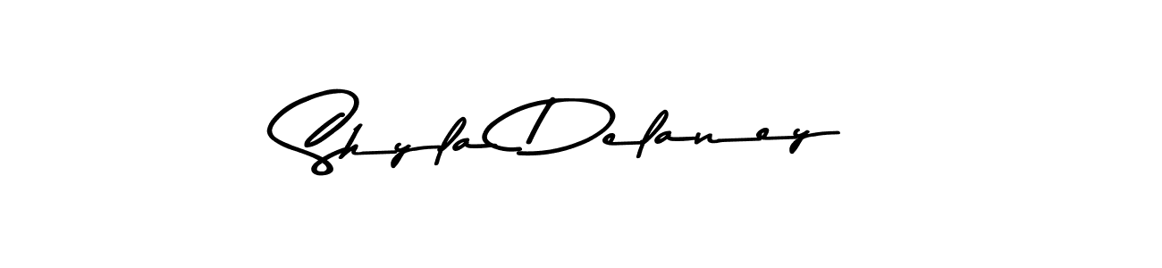 Asem Kandis PERSONAL USE is a professional signature style that is perfect for those who want to add a touch of class to their signature. It is also a great choice for those who want to make their signature more unique. Get Shyla Delaney name to fancy signature for free. Shyla Delaney signature style 9 images and pictures png