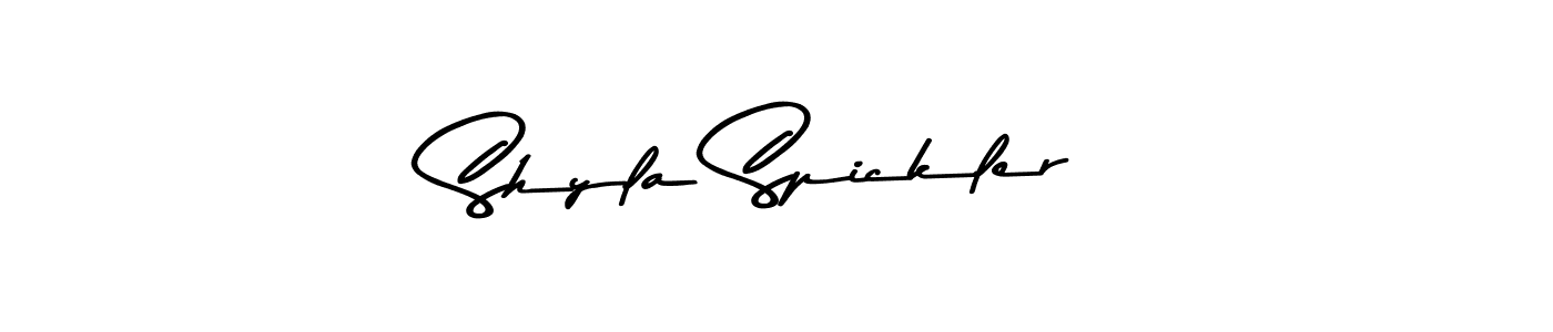 Also You can easily find your signature by using the search form. We will create Shyla Spickler name handwritten signature images for you free of cost using Asem Kandis PERSONAL USE sign style. Shyla Spickler signature style 9 images and pictures png