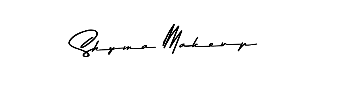 The best way (Asem Kandis PERSONAL USE) to make a short signature is to pick only two or three words in your name. The name Shyma Makeup include a total of six letters. For converting this name. Shyma Makeup signature style 9 images and pictures png