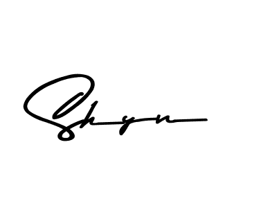 How to make Shyn signature? Asem Kandis PERSONAL USE is a professional autograph style. Create handwritten signature for Shyn name. Shyn signature style 9 images and pictures png