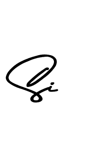 Design your own signature with our free online signature maker. With this signature software, you can create a handwritten (Asem Kandis PERSONAL USE) signature for name Si. Si signature style 9 images and pictures png