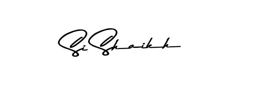 This is the best signature style for the Si Shaikh name. Also you like these signature font (Asem Kandis PERSONAL USE). Mix name signature. Si Shaikh signature style 9 images and pictures png