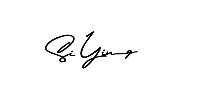 Si Ying stylish signature style. Best Handwritten Sign (Asem Kandis PERSONAL USE) for my name. Handwritten Signature Collection Ideas for my name Si Ying. Si Ying signature style 9 images and pictures png