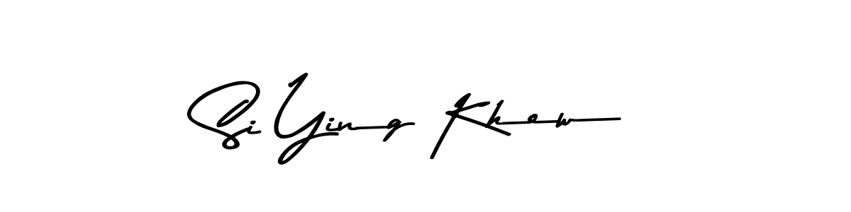 This is the best signature style for the Si Ying Khew name. Also you like these signature font (Asem Kandis PERSONAL USE). Mix name signature. Si Ying Khew signature style 9 images and pictures png