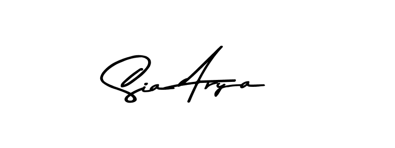 You can use this online signature creator to create a handwritten signature for the name Sia Arya. This is the best online autograph maker. Sia Arya signature style 9 images and pictures png