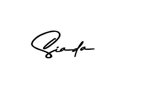 Siada stylish signature style. Best Handwritten Sign (Asem Kandis PERSONAL USE) for my name. Handwritten Signature Collection Ideas for my name Siada. Siada signature style 9 images and pictures png