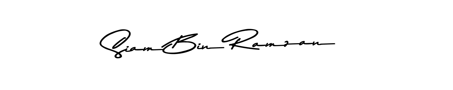 Also we have Siam Bin Ramzan name is the best signature style. Create professional handwritten signature collection using Asem Kandis PERSONAL USE autograph style. Siam Bin Ramzan signature style 9 images and pictures png