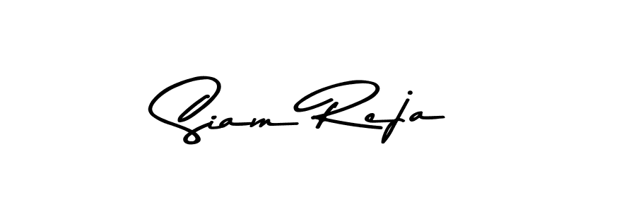 Design your own signature with our free online signature maker. With this signature software, you can create a handwritten (Asem Kandis PERSONAL USE) signature for name Siam Reja. Siam Reja signature style 9 images and pictures png