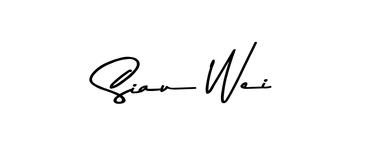 How to make Siau Wei signature? Asem Kandis PERSONAL USE is a professional autograph style. Create handwritten signature for Siau Wei name. Siau Wei signature style 9 images and pictures png