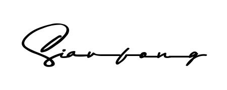 Designed for modern professionals: Siaufong name signature crafted with Asem Kandis PERSONAL USE script. Ready for digital PDF workflows. Siaufong signature style 9 images and pictures png