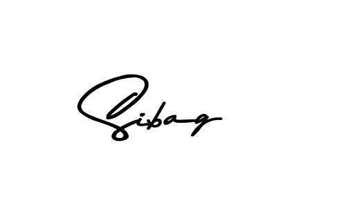 Use a signature maker to create a handwritten signature online. With this signature software, you can design (Asem Kandis PERSONAL USE) your own signature for name Sibag. Sibag signature style 9 images and pictures png